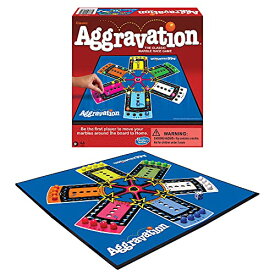 ボードゲーム 英語 アメリカ 海外ゲーム Aggravation With Retro Artwork by Winning Moves Games USA, the Classic Marble Race Game, Great For Kids, for 2 to 6 Players, Ages 6+ボードゲーム 英語 アメリカ 海外ゲーム