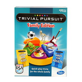 ボードゲーム 英語 アメリカ 海外ゲーム Hasbro Gaming Trivial Pursuit: Family Edition Board Game, Trivia Games for Adults and Kids, 2+ Players, Easter Basket Stuffers or Gifts, Ages 8+ (Amazon Exclusive)ボードゲーム 英語 アメリカ 海外ゲーム