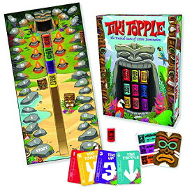 ボードゲーム 英語 アメリカ 海外ゲーム Gamewright Tiki Topple - The Tactical Board Game of Totem Domination Board Game Multi-colored, 5" for ages 120 months to 180 monthsボードゲーム 英語 アメリカ 海外ゲーム