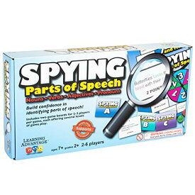 ボードゲーム 英語 アメリカ 海外ゲーム LEARNING ADVANTAGE Spying Parts of Speech - Board Games for Kids - Word Games - In-Home Learning - Sentence Buildingボードゲーム 英語 アメリカ 海外ゲーム