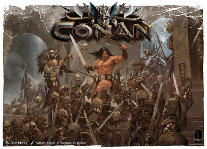 9625円 最安値挑戦！ ボードゲーム 英語 アメリカ 海外ゲーム Conan The Kingボードゲーム