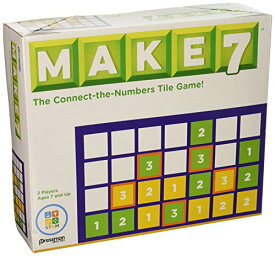ボードゲーム 英語 アメリカ 海外ゲーム Make 7 - The Connect-The-Numbers Tile Game by Pressman Multi Color, 5"ボードゲーム 英語 アメリカ 海外ゲーム
