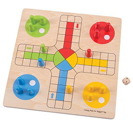 ボードゲーム 英語 アメリカ 海外ゲーム Bigjigs Toys Traditional Ludo Gameボードゲーム 英語 アメリカ 海外ゲーム