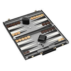 ボードゲーム 英語 アメリカ 海外ゲーム Mainstreet Classics by GLD Products Pennsylvania Ave Backgammon Board Game Set , Black/White/Wood/Gry, 16 - 20 inchesボードゲーム 英語 アメリカ 海外ゲーム