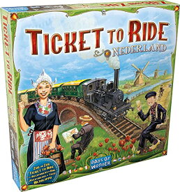 ボードゲーム 英語 アメリカ 海外ゲーム Ticket to Ride Nederland Board Game EXPANSION - Train Route-Building Strategy Game, Fun Family Game for Kids & Adults, Ages 8+, 2-5 Players, 30-60 Minute Playtime, Made by Daボードゲーム 英語 アメリカ 海外ゲーム
