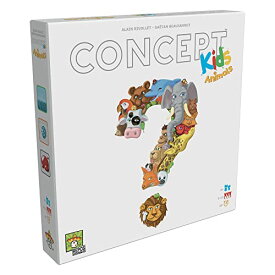 ボードゲーム 英語 アメリカ 海外ゲーム Concept Kids Animals Party Game | Cooperative Guessing Game | Fun Family Board Game for Kids and Adults | Ages 4 and Up | 2-12 Players | Average Playtime 20 Minutes | Made byボードゲーム 英語 アメリカ 海外ゲーム