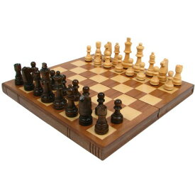 ボードゲーム 英語 アメリカ 海外ゲーム Hey! Play! Chess Board Walnut Book Style w/ Staunton Chessmenボードゲーム 英語 アメリカ 海外ゲーム