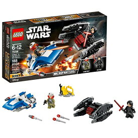レゴ スターウォーズ LEGO Star Wars: The Last Jedi A-Wing vs. TIE Silencer Microfighters 75196 Building Kit (188 Pieces) (Discontinued by Manufacturer)レゴ スターウォーズ