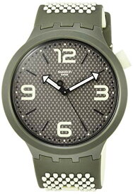 腕時計 スウォッチ メンズ Swatch Mens Analogue Quartz Watch with Silicone Strap SO27M102, Olive, Standard Size, Bracelet腕時計 スウォッチ メンズ