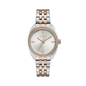 腕時計 ブローバ レディース Caravelle by Bulova Retro Quartz Ladies Watch, Stainless Steel , Two-Tone (Model: 45L180)腕時計 ブローバ レディース