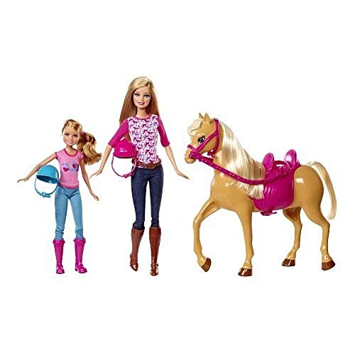 無料ラッピングでプレゼントや贈り物にも 逆輸入並行輸入送料込 96％以上節約 バービー バービー人形 Barbie Sisters Riding Pinktastic Lessonsバービー 超高品質で人気の
