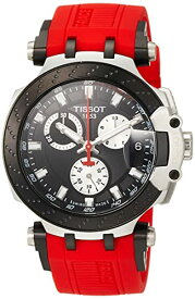 腕時計 ティソ メンズ Tissot Men's T-Race Chrono Quartz Stainless Steel Casual Watch Red T1154172705100腕時計 ティソ メンズ