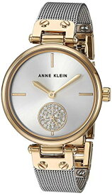 腕時計 アンクライン レディース Anne Klein Women's AK/3001SVTT Premium Crystal Accented Two-Tone Mesh Bracelet Watch腕時計 アンクライン レディース