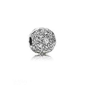 パンドラ ブレスレット チャーム アクセサリー ブランド Pandora Cosmic Stars Fixed Silver Clip Charm with Cubic Zircoania 791286CZパンドラ ブレスレット チャーム アクセサリー ブランド