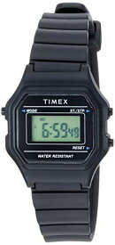 腕時計 タイメックス レディース Timex Women's TW2T48700 Classic Digital Mini Black Resin Strap Watch腕時計 タイメックス レディース