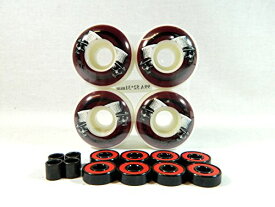 ベアリング スケボー スケートボード 海外モデル 直輸入 Graphic 52mm Pro Skateboard Wheels + ABEC 7 Bearings (Jazz Skull White)ベアリング スケボー スケートボード 海外モデル 直輸入