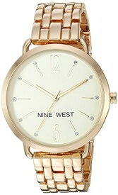 腕時計 ナインウェスト レディース Nine West Women's Quartz Stainless Steel and Alloy Dress Watch, Color:Gold-Toned腕時計 ナインウェスト レディース