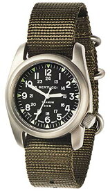 腕時計 ベルトゥッチ メンズ 逆輸入 海外モデル Bertucci Men's A-2T Vintage - Black / Defender Olive Nylon Band腕時計 ベルトゥッチ メンズ 逆輸入 海外モデル