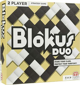 ボードゲーム 英語 アメリカ 海外ゲーム Mattel Games Blokus Duo 2-Player Strategy Board Game, Family Game for Kids & Adults with Black and White Piecesボードゲーム 英語 アメリカ 海外ゲーム