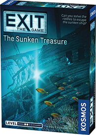 ボードゲーム 英語 アメリカ 海外ゲーム The Sunken Treasure | Exit: The Game - A Kosmos| Family-Friendly, Card-Based At-Home Escape Room Experience for 1 To 4 Players, Ages 10+ボードゲーム 英語 アメリカ 海外ゲーム