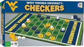 ボードゲーム 英語 アメリカ 海外ゲーム MasterPieces Family Game - NCAA West Virginia Mountaineers Checkers - Officially Licensed Board Game for Kids & Adults, 13" x 21"ボードゲーム 英語 アメリカ 海外ゲーム