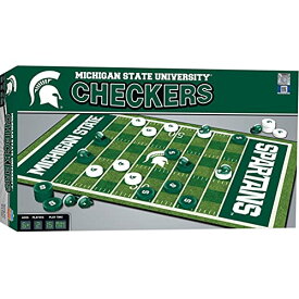 ボードゲーム 英語 アメリカ 海外ゲーム MasterPieces NCAA Michigan State Spartans Checkers Board Game, 13" x 21"ボードゲーム 英語 アメリカ 海外ゲーム