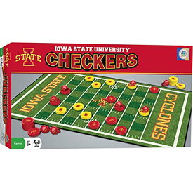 ボードゲーム 英語 アメリカ 海外ゲーム MasterPieces NCAA Iowa State Cyclones, Checkers Board Game, For Ages 6+ボードゲーム 英語 アメリカ 海外ゲーム