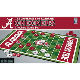 ボードゲーム 英語 アメリカ 海外ゲーム MasterPieces Family Game - NCAA Alabama Crimson Tide Checkers - Officially Licensed Board Game for Kids & Adults 13" x 21"ボードゲーム 英語 アメリカ 海外ゲーム