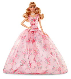 バービー バービー人形 Barbie Collector Birthday Wishes Doll with Blonde Hair, 11.5-inch, Wearing Floral Gown, with Doll Stand and Certificate of Authenticity, Makes a Great Gift for 6 Year Olds and Upバービー バービー人形