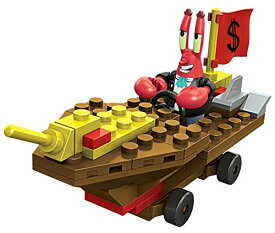 メガブロック スポンジボブ 組み立て 知育玩具 Mega Bloks Spongebob Squarepants Mr. Krabs Racer Building Kitメガブロック スポンジボブ 組み立て 知育玩具