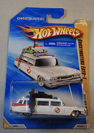 ホットウィール マテル ミニカー ホットウイール Hot Wheels 2010 New Models GHOSTBUSTERS ECTO-1 1959 Cadillac Wagon Whiteホットウィール マテル ミニカー ホットウイール