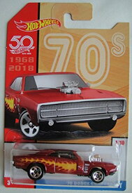 ホットウィール Hot Wheels 50周年 '70ダッジ・チャージャー R/T 1/10 レッド Dodge Charger ビークル ミニカー