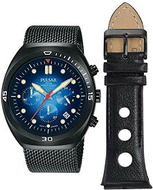 腕時計 パルサー SEIKO セイコー メンズ PULSAR Fitness Watch 1, Blue, Youth Large / 11-13, Bracelet腕時計 パルサー SEIKO セイコー メンズ