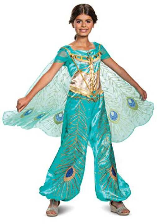楽天市場 アラジン ジャスミン ディズニープリンセス 送料無料 Disney Jasmine Aladdin Deluxe Girls Costume Tealアラジン ジャスミン ディズニープリンセス Angelica
