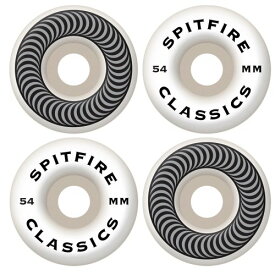 ウィール タイヤ スケボー スケートボード 海外モデル 2001000154 Spitfire Classic Series 54mm High Performance Skateboard Wheel (Set of 4)ウィール タイヤ スケボー スケートボード 海外モデル 2001000154