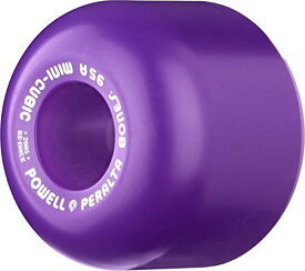 ウィール タイヤ スケボー スケートボード 海外モデル Powell Peralta Mini-Cubic Skateboard Wheels 64mm 95a - Purple (Set of 4)ウィール タイヤ スケボー スケートボード 海外モデル