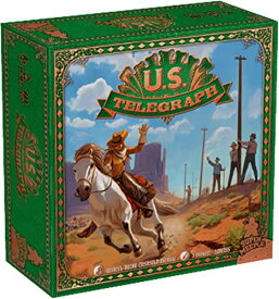 ボードゲーム 英語 アメリカ 海外ゲーム US Telegraph Board Game | Interactive Tile-Placement Game | Historical Settlement Game | Strategy Game for Adults and Kids | Ages 10+ | 2-4 Players | Avg. Playtime 45-60 Minuボードゲーム 英語 アメリカ 海外ゲーム