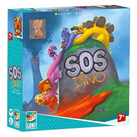 ボードゲーム 英語 アメリカ 海外ゲーム Loki: SOS Dino Game, -Tile Placement Tabletop -Board Game, Strategy, Cooperative, Easy to Play, Family Game, 1 to 4 Players, Ages 7 and Upボードゲーム 英語 アメリカ 海外ゲーム