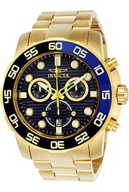 腕時計 インヴィクタ インビクタ メンズ Invicta Men's 21555 Pro Diver 18k Gold Ion-Plated Stainless Steel Watch with Link Bracelet腕時計 インヴィクタ インビクタ メンズ