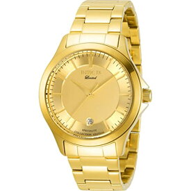 腕時計 インヴィクタ インビクタ メンズ Invicta 31124 Men's Specialty Yellow Gold Bracelet Quartz Watch腕時計 インヴィクタ インビクタ メンズ