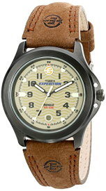 腕時計 タイメックス メンズ T47012 Timex Men's T47012 Expedition Metal Field Brown Leather Strap Watch腕時計 タイメックス メンズ T47012