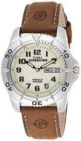腕時計 タイメックス メンズ T46681 Timex Men's T46681 Expedition Traditional Brown Leather Strap Watch腕時計 タイメックス メンズ T46681
