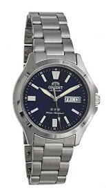 腕時計 オリエント メンズ Orient RA-AB0F09L Men's Stainless Steel 3 Star Blue Dial Luminous Index Day Date Automatic Watch腕時計 オリエント メンズ
