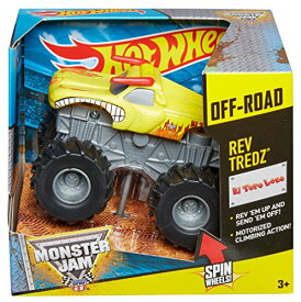 ホットウィール マテル ミニカー ホットウイール Hot Wheels Monster Jam Rev Tredz El Toro Loco Truck, Yellowホットウィール マテル ミニカー ホットウイール