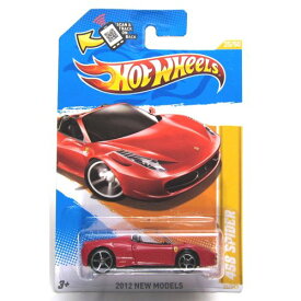 ホットウィール Hot Wheels フェラーリ 458 スパイダー 2012ニューモデル Ferrari ビークル ミニカー