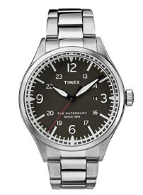 腕時計 タイメックス メンズ Timex Mens Analogue Quartz Watch Waterbury Traditional, Silver, Bracelet腕時計 タイメックス メンズ