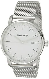 腕時計 ウェンガー スイス メンズ 腕時計 Wenger Men's 01.1741.113 Urban Classic Analog Display Quartz Silver Watch腕時計 ウェンガー スイス メンズ 腕時計