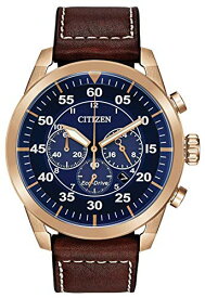 腕時計 シチズン 逆輸入 海外モデル 海外限定 Citizen Men's Stainless Steel Japanese Quartz Watch with Leather Strap, Brown, 0 (Model: CA4213-18L)腕時計 シチズン 逆輸入 海外モデル 海外限定