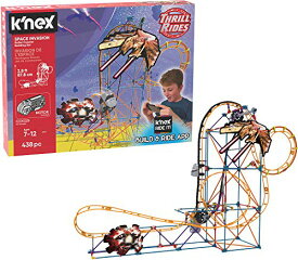 ケネックス 知育玩具 パズル ブロック K'NEX Thrill Rides ? Space Invasion Roller Coaster Building Set with Ride It! App ? 438Piece ? Ages 7+ Building Set.ケネックス 知育玩具 パズル ブロック