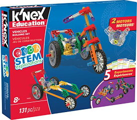 ケネックス 知育玩具 パズル ブロック K'NEX Education STEM EXPLORATIONS: Vehicles Building Set Building Kitケネックス 知育玩具 パズル ブロック